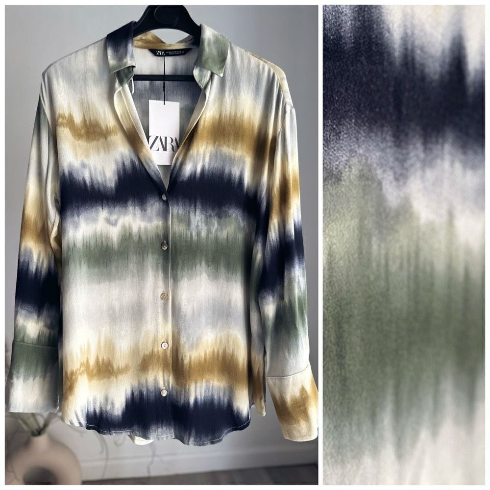 Zara NWT TIE DYE SHIRT
MULTICOLORED XS